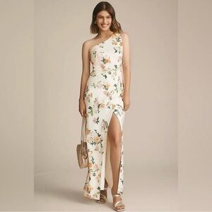Anthropologie’s BHLDN White One Shoulder Dress NWT